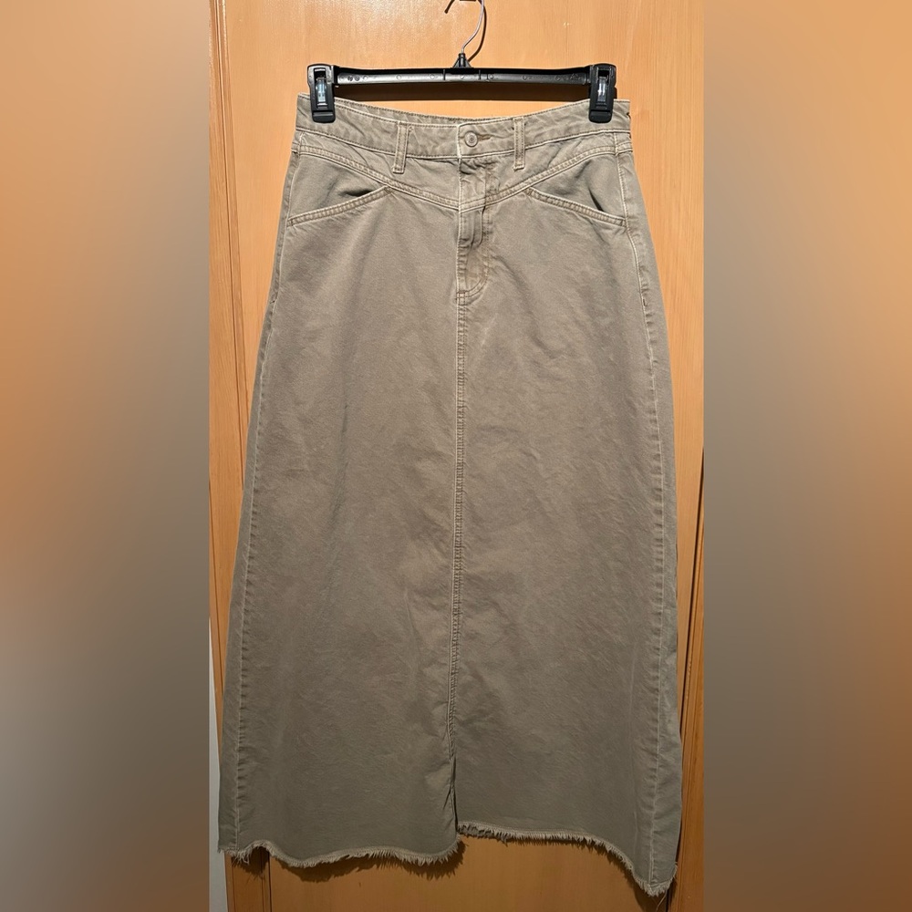 We The Free Maxi Skirt in Taupe